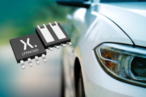 Nexperia推出行業(yè)領(lǐng)先的80 V汽車LFPAK56D雙功率MOSFET，能夠大幅節(jié)省空間
