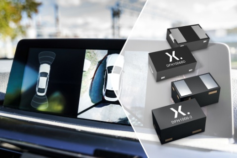 Nexperia超低結(jié)電容ESD保護二極管保護汽車數(shù)據(jù)接口 